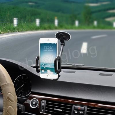 China 2021 New Arrivals Products Gooseneck Windshield Mobile Phone Car Holder Adjustable Tending Car Holder for sale