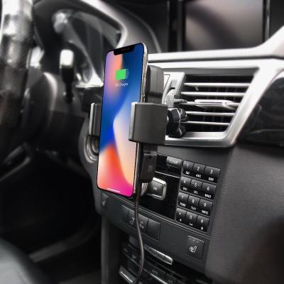 China Universal Adjustable Sensor Auto Radio Car Holder Charging Mobile Accessories Phone Holder For Car for sale