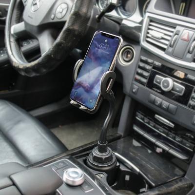 China Chuanglong Long Arm Angle Car Cup Phone Holder Mount 360 Universal Rotation Universal Gooseneck Flexible Gooseneck is easy to fold to any flexible mobile stand for sale