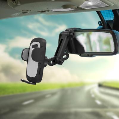 China Universal Adjustable Car Phone Holder Dash Cell Phone Car Mount for Car Rearview Mirror for sale