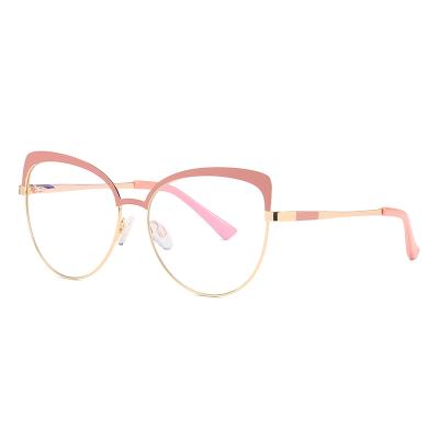 China Fashionable Hot Selling Glasses Metal Frame Men Women To Block Blue Light for sale