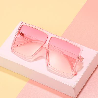 China Trendy Sun Glasses Kids Eyewear Kids Shades Retro Vintage Sun Glasses Fashion Sunglasses Oversized Square PC Frame Small Size for sale