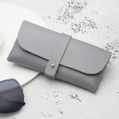 China Sunglasses Packing Designer Glasses Case Bag Custom Logo PU Leather Sunglasses Case Good Quality for sale