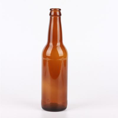 China Best Selling Eco - Friendly 330ml Glass Beer Bottle With Metal Lid for sale