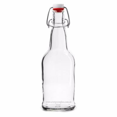 China Home Brew Bottle 500ml Home Brew Swing Top Kombucha Glass Bottle for sale