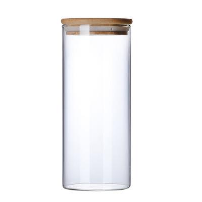 China New design eco-friendly storage glass jar with airtight lid/multi-use glass jar wholesale for sale