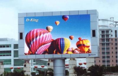 China P10 SMD Outdoor Curved LED Screen / Panel For Public Place , 1000cd/㎡ Brightness for sale