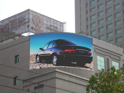 China Modular Full Color Outdoor P16 Curved LED Screen Advertising , RGB LED Dsiplay Billbord for sale