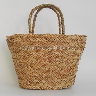 China Straw Basket bohemian ladies from the beach bag vegetable plankton for sale