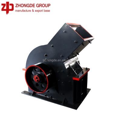 China Rock crushing recycling station use glass bottle crusher /hammer crusher machine for glass crushing for sale