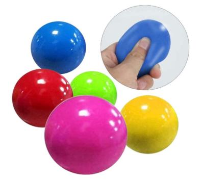 China Squishy Squishy Squishy Squeeze Ball Squeeze Ball Toys PU Anti Squeeze Squeeze Balls Wall Ceiling Toys Fall Sticky Sticky Educational Funny Slowly for sale