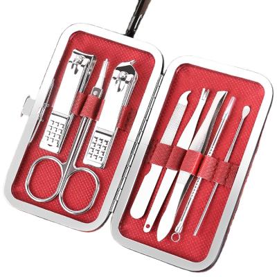 China Hot Selling Soft Fine Cutting 7 Pieces Portable Nail Clipper Stainless Steel Set Creative Cartoon Household Nail Clippers for sale