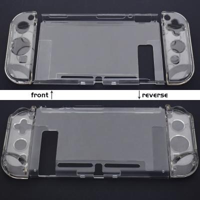 China High Transparent Protective Case Shell For Nintendo Switch OEM Console Crystal Hard Cover Protective Clear and Joy-scam for sale