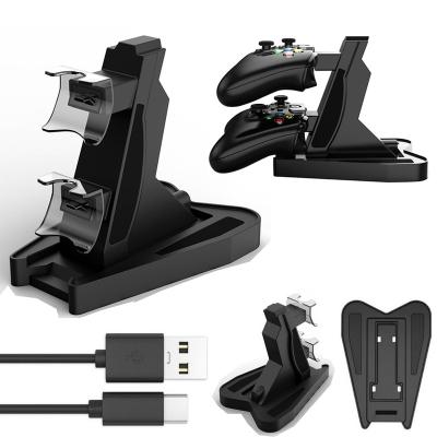 China Type-C Dual Charger Controller Dual Charging Stand Dock Station Display Stand Bracket Base Charger For BOX X Series for sale