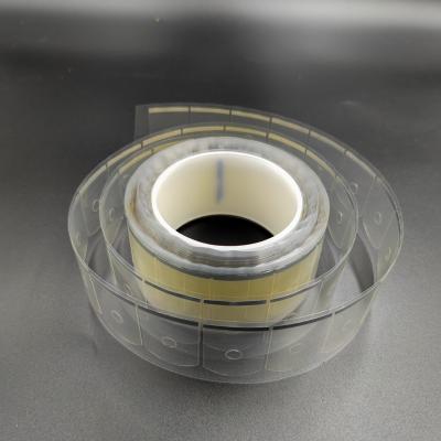 China 1000 Pieces Heat Resistant Glasses Per Roll Curing Non-Slip Transparent Blocking Optical Blocking Pad Oval Pads for sale