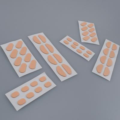 China New oval glass nose pads, soft EVA foam pads, comfortable and non-slip non-slip glass nose pads nose stickers for sale