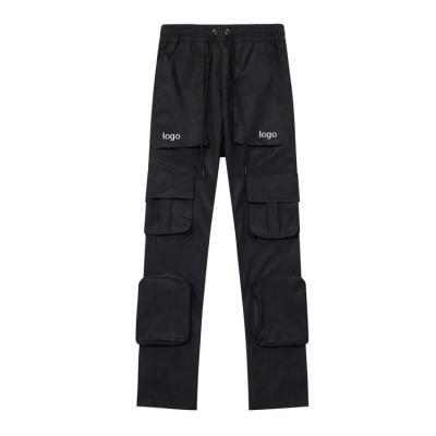 China Custom Cargo Jogger Mens Cargo Pants Button Breathable Trousers for sale