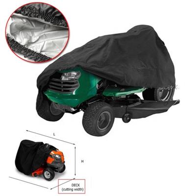 China Top Sale 210D Waterproof Polyester Reusable Push Cover Dustproof Lawn Mower Cover Lawn Mower Seat Cover for sale