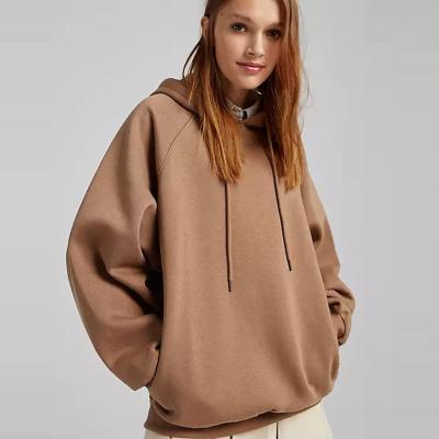 China Yanlu Custom Oversized Women's 100% Thick Hoodies Cotton Streetwear Winter Anti-Shrink Pullover Hoodie for sale