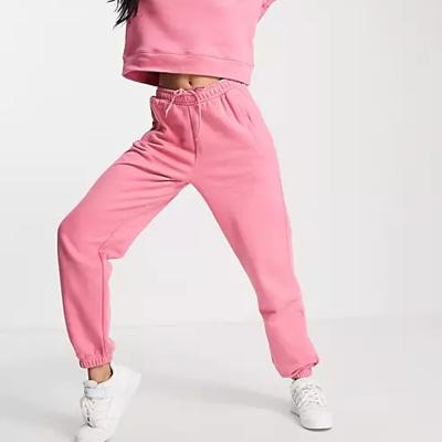 China Women Casual Logo Jogging Pants Wholesale Custom Anti-wrinkle OEM Design Sports Tracksuit for sale