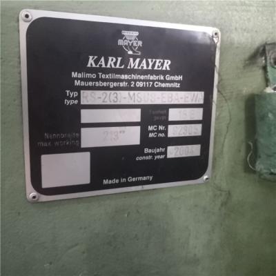 China Machinery Repair Shops Karal MaYer KS Second Hand Warp Knitting Machine for sale