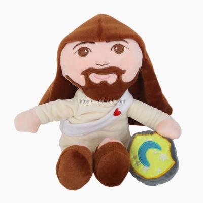 China Toy Factory Production Wholesale Jesus Battery Operated Plush Toy Doll for sale