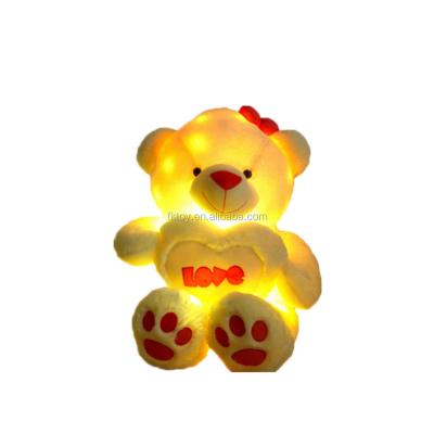 China Wholesale Luminous Teddy Bear Plush Night Light / Led Teddy Bear for sale