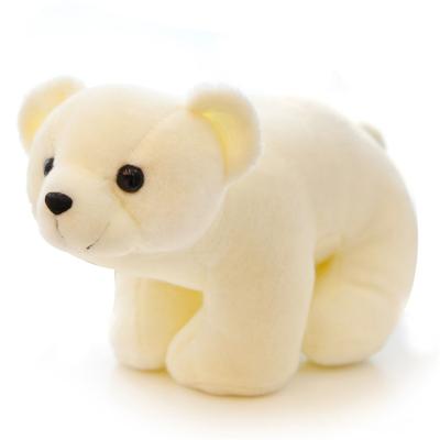 China Low MOQ Custom Plush Snow White Bear Doll Polar Bear Pillow Plush Toys Kids Dolls for sale