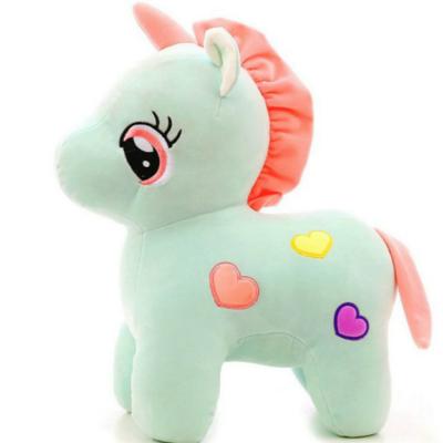 China Promotion Stuff Wholesale Custom Different Sizes Colorful Cartoon Unicorn Plush Toy for sale