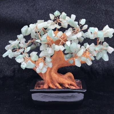 China Europe Natura Aventurine Jade Tree of Life Home Decoration Stone Semi Precious Stone Tree for sale