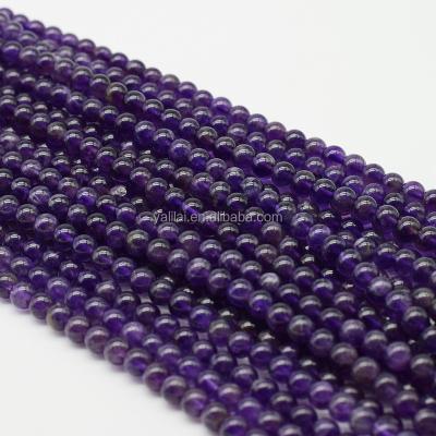 China Wholesale Natural Amethyst Cat's Stone Beads 6mm Quality for sale