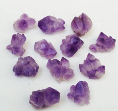 China Wholesale Natural Amethyst Gemstone Irregular Plot Stone Accessories For Jewelry Bracelet Making for sale