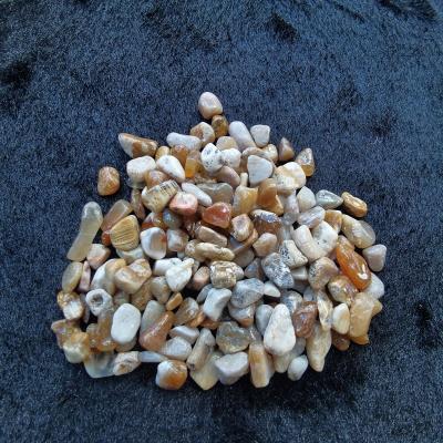 China Wholesale Natural Cat's Chrysanthemum Agate Irregular Gravel for sale