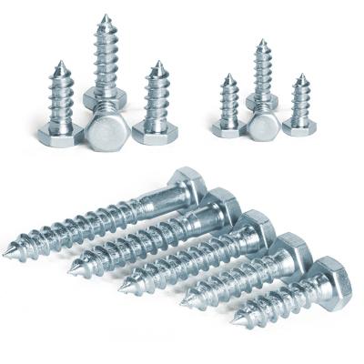 China Sale Flat Whole Hexagon China Screw Carpentry Wood Screws for sale