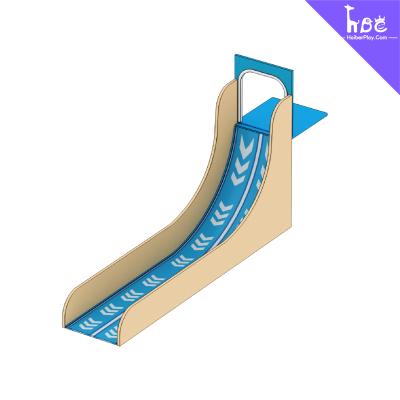 China Indoor Or Outdoor Childrens Surf Playground Slide Injury Free Ride Vibrant Colors for sale