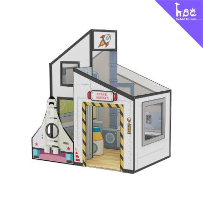 China Multi Color Indoor Play House Mini Room Playground para Jogos de Papel à venda