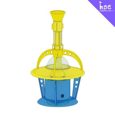 China Indoor Playground Equipment Ocean Ball Fountain Machine Multi Color for sale