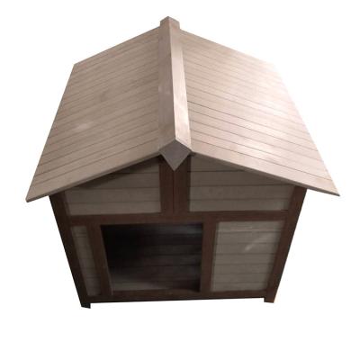 China Viable Professional Colorful Wooden Outdoor Waterproof Wooden Villa Large Dog House Pet House Luxury Dog House for sale