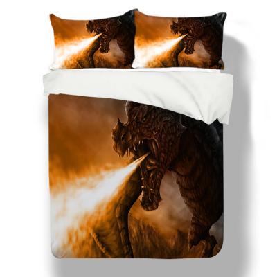 China 3D Drop Shipping Dinosaurs 3D Comforter Cover Set Queen Size Bed Sets Man Woman Bedding Bedspreads Bedspreads Home Bedding Blankets for sale