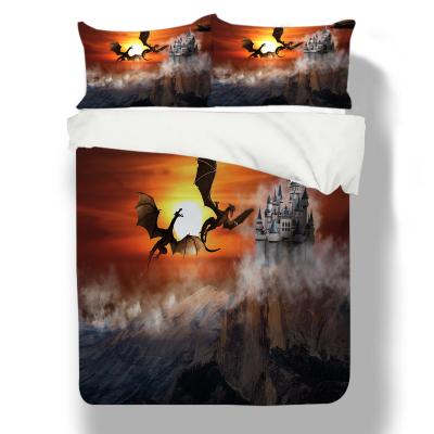 China 3D Drop Shipping Dinosaurs 3D Comforter Cover Set King Bed Size Sets Man Woman Bedspreads Bedding Suit Beds Covers Suit for sale