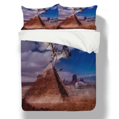 China 3D Drop Shipping Dinosaurs 3D Comforter Set King Size Bed Sets Boys Teens Home Textiles Beds Clothes Comforters Costume Comforter Cover for sale