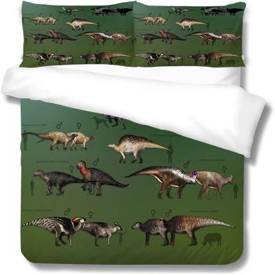 China 3D Drop Shipping Dinosaurs 3D Comforter Set King Size Bed Sets Teens Kids Home Bedding Quilts Cover Suit Bedspreads for sale