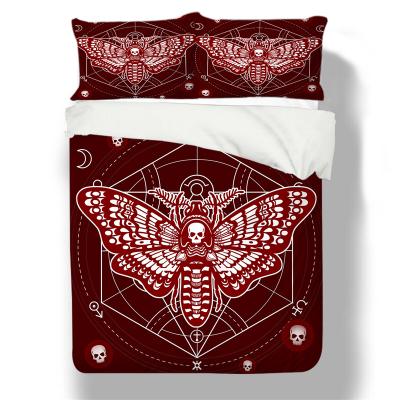 China 3D Skull 3D Comforter Bedding Set King Bed Sets Boys Teens Home Textiles Comforter Cover Bedspreads Pillowcase Double for sale