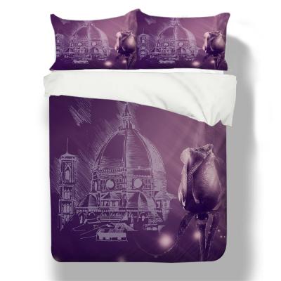 China 3D 3D Comforter Bedding Set Queen Size Bed Sets Girls Kids Quilt Cover Pillowcase Large Bedroom Beds Covers for sale