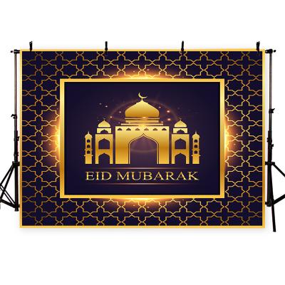 China Support Customization Drop Shipping Arabian Decor Background Birthday Party Printing Backdrop Thin 3D Moon Vinyl Customize Photo Studio Props Photography for sale