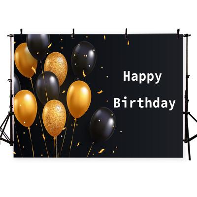 China Support Customization Drop Shipping Background Cloth 3D Happy Birthday Party Wall Decoration Photo Studio Props Customize Photography Backdrop for sale