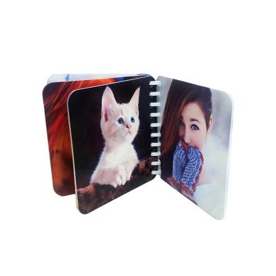 China Custom Printing Baby Board Book Sublimation Blank Album 4 Pages FRP Blank Boardbook for sale