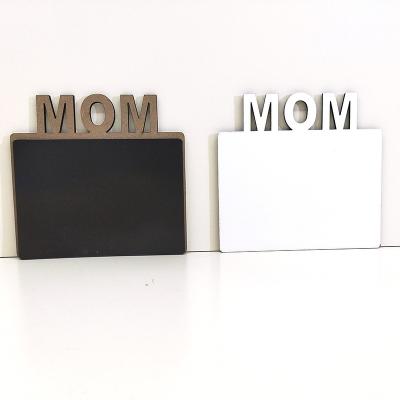 China Form Sublimation Letter Fridge Magnet MOM DAD GRADUATE Fridge Sticker Gift For Love for sale