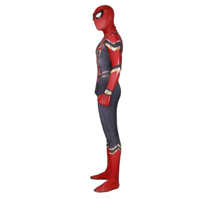 China High Quality Polyester Marvel Cosplay Costume Kids Spider Man Costume Classic Jumpsuit for sale