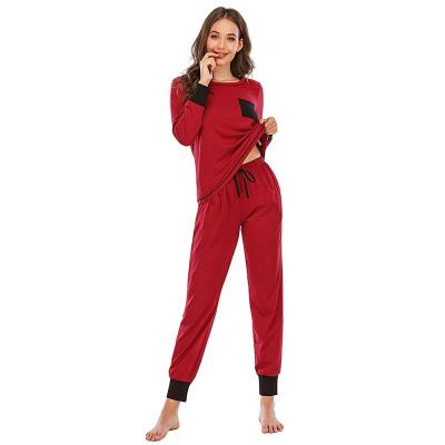 China 2021 Wholesale winter long sleeve autumn fabric breathable super comfortable loungewear women for sale